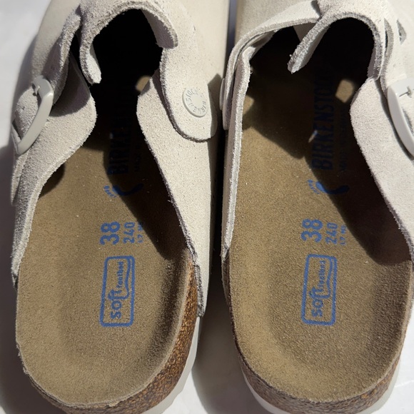 New White Birkenstock Boston clogs / clog women’s - Picture 5 of 7